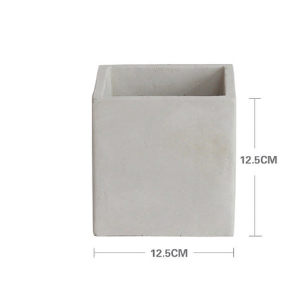 Cement Planter Small, Square Round or Rectangular — Atrium NH-378