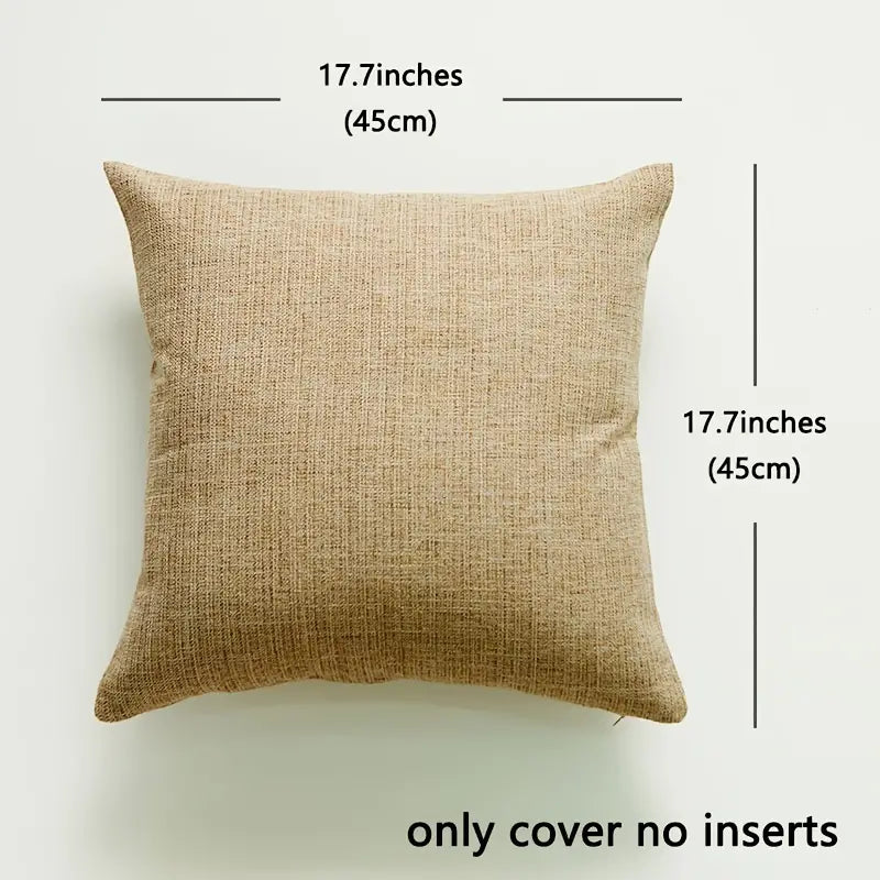 Cotton Linen Cushion Cover with Tassels, 45cm — Marram NH-903