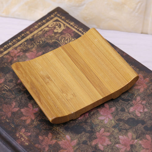 Natural Bamboo Soap Dish Tray, Self-Draining — Cane NH-854