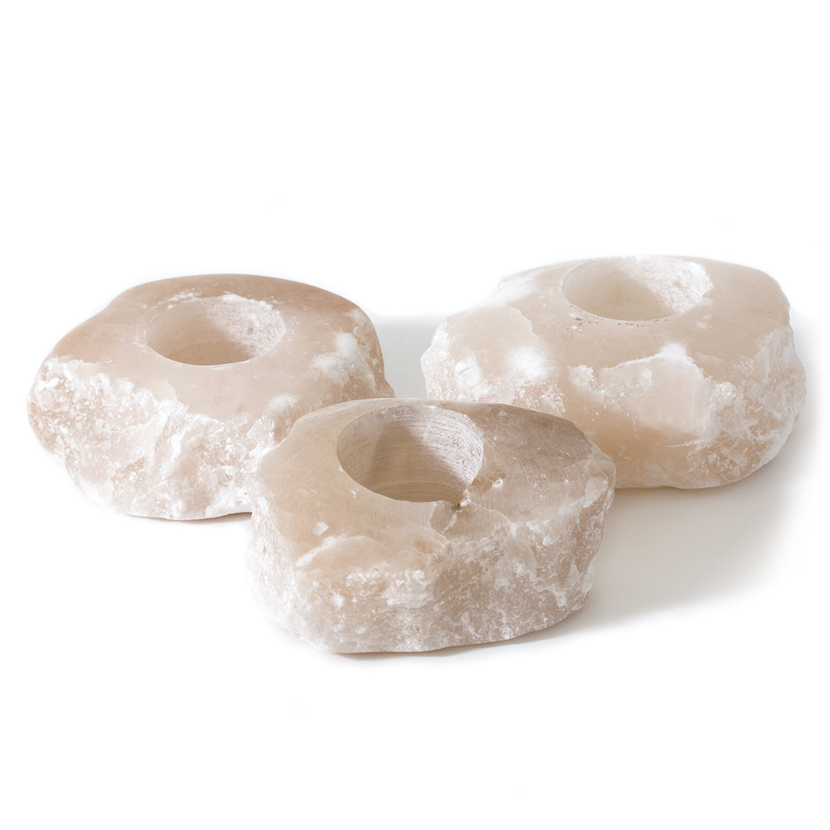 Stone Candle Holder, Textured Block Candle Base — Quarry NH-415