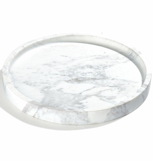 Marble Round Vanity Tray, 25cm — Marmo NH-1423
