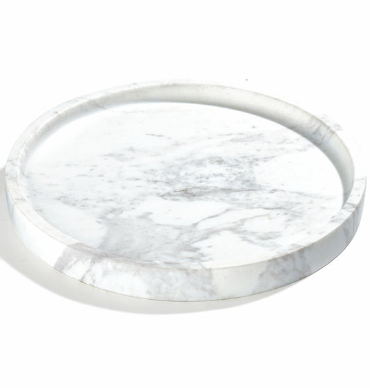Marble Round Vanity Tray, 25cm — Marmo NH-1423