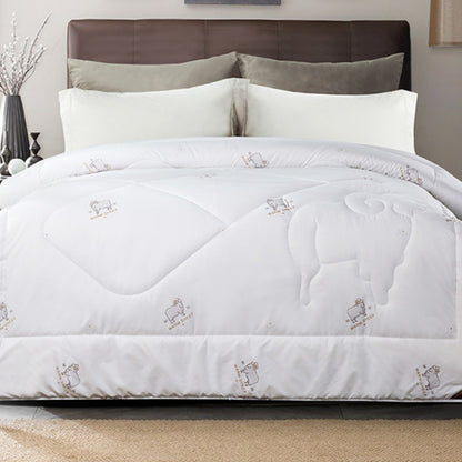 Heavyweight Australian Wool Bed Blanket, Queen King — Fell NH-1253