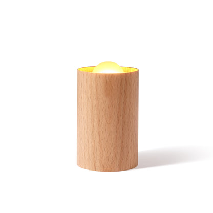 Wooden Candle Light, USB Rechargeable — Ember NH-494