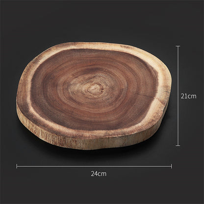 Acacia Cutting Board, Double Sided 25cm — Grove NH-451