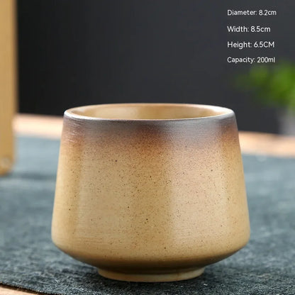 Stoneware Ceramic Cup, Microwave Safe — Marmo NH-601