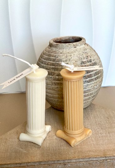 Roman Column Pillar Candle — Atrium NH-1446