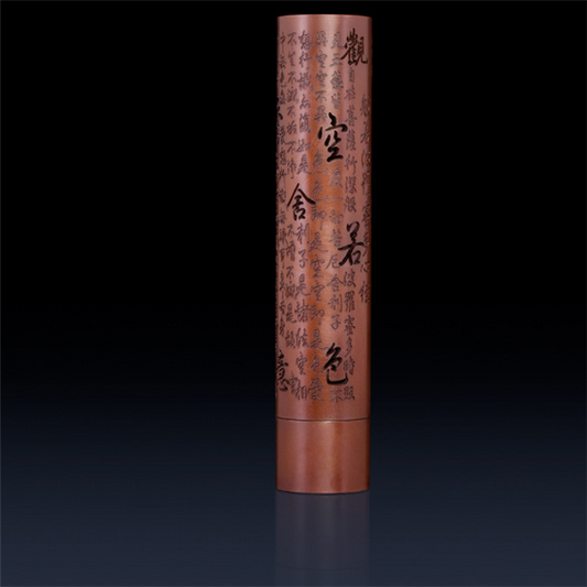 Solid Brass Incense Tube Burner, Carved Stick Incense Holder — Vigil NH-959