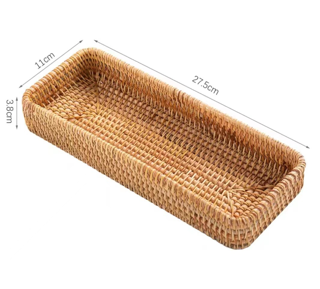 Woven Vine Rectangular Tray Set — Lattice NH-929