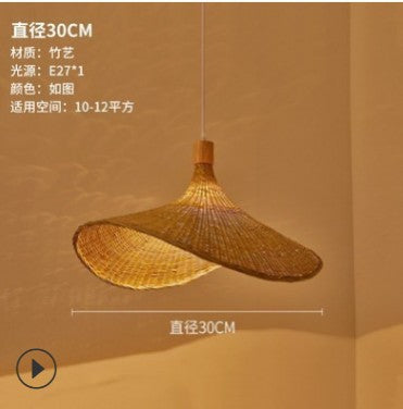 Large Bamboo Pendant Light, 30 to 100cm Diameter — Meridian NH-712