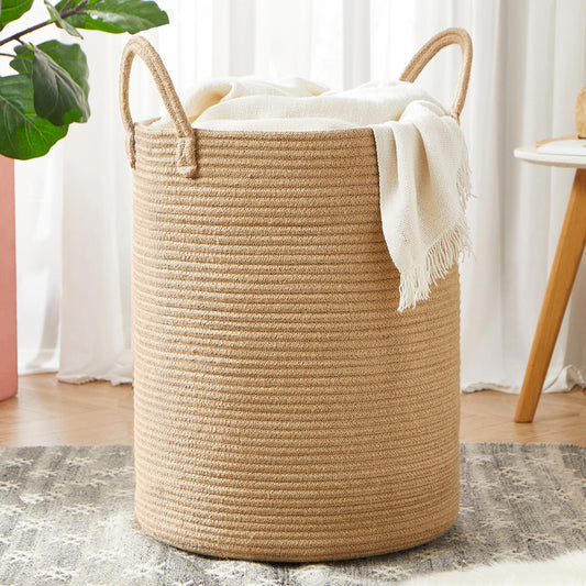 Jute Rope Laundry Basket, 62 Litre — Weave NH-1426