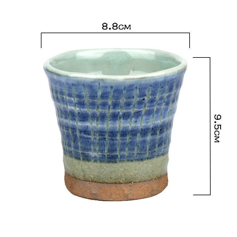 Handmade Stoneware Mug, Underglaze Finish — Marmo NH-602