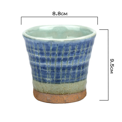 Handmade Stoneware Mug, Underglaze Finish — Marmo NH-602