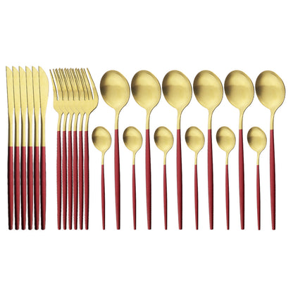 Matte Stainless Flatware Set — Linea NH-1554