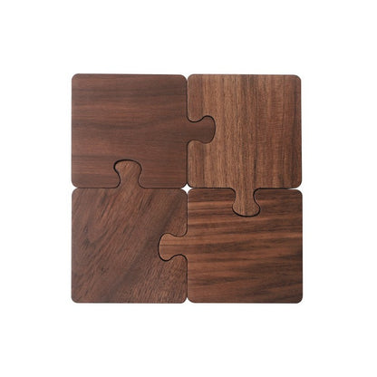 Walnut Wood Coasters, Set — Grove NH-1547