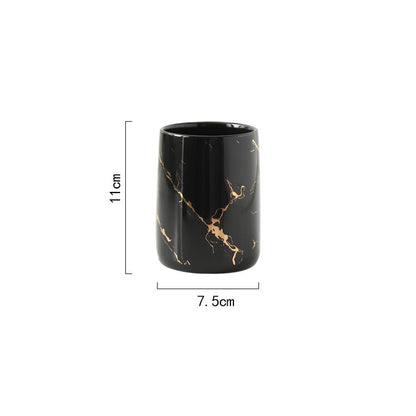 Ceramic Basin Pieces, Cup, Bottle or Tray — Basin NH-482