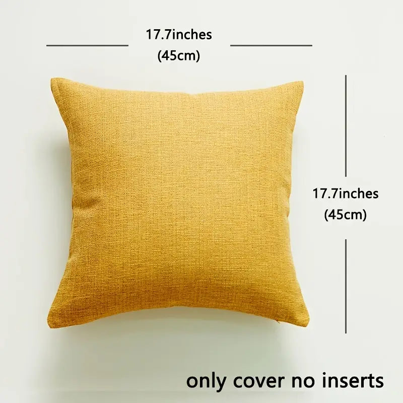 Cotton Linen Cushion Cover with Tassels, 45cm — Marram NH-903