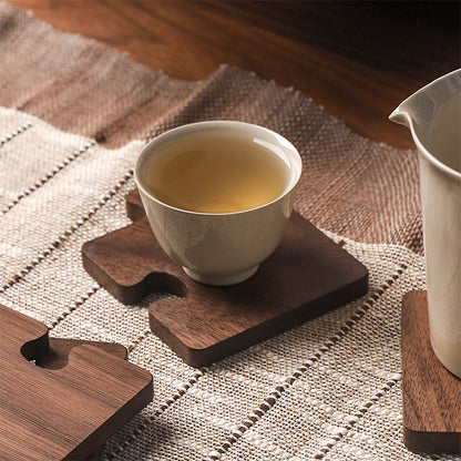 Walnut Wood Coasters, Set — Grove NH-1547