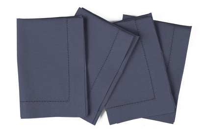 Linen Dinner Napkins, Set of Four Navy — Fell NH-1619