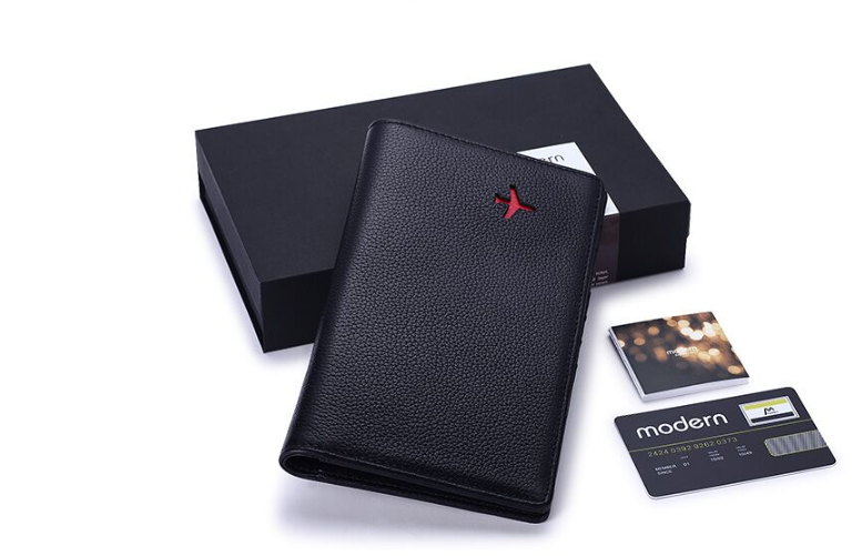 Leather Passport and Document Case — Transit NH-1489