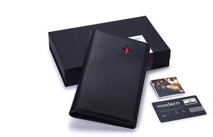 Leather Passport and Document Case — Transit NH-1489