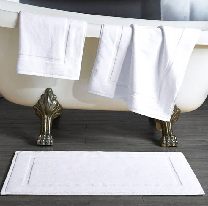 Cotton Bath Mat, 50 x 80cm Pure Cotton — Bask NH-991