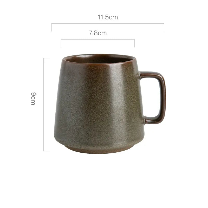 Stoneware Mug for Coffee and Tea, Textured Glaze — Marmo NH-611