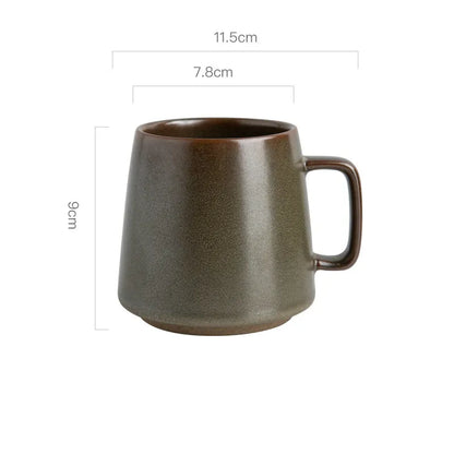 Stoneware Mug for Coffee and Tea, Textured Glaze — Marmo NH-611