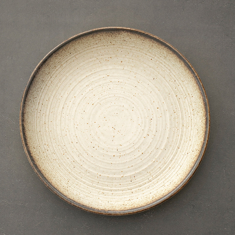 Stoneware Ceramic Plate 18cm, Microwave Safe — Marmo NH-604