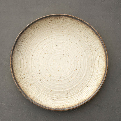 Stoneware Ceramic Plate 18cm, Microwave Safe — Marmo NH-604