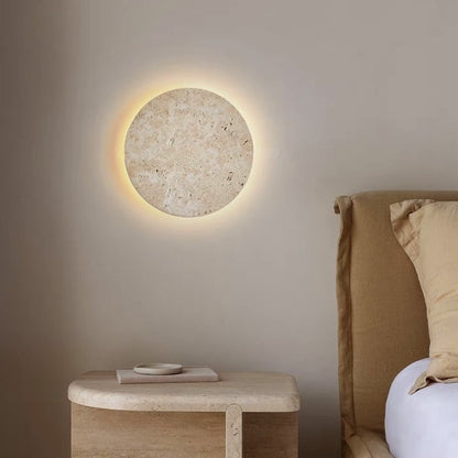Stone Wall Light Bedroom, Yellow Cave Stone — Meridian NH-700