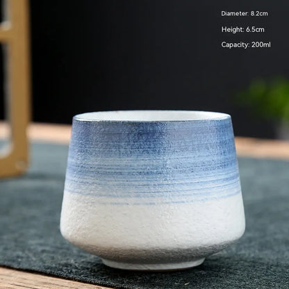 Stoneware Ceramic Cup, Microwave Safe — Marmo NH-601