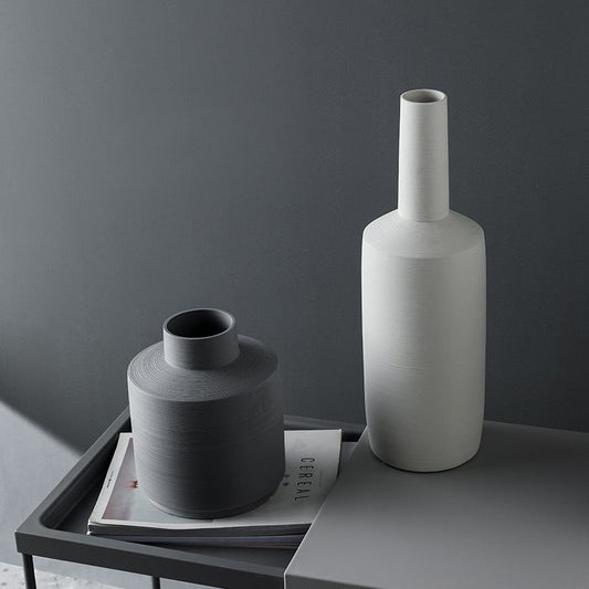 Pearl · NH BB-70 — Brushed Ceramic Vase