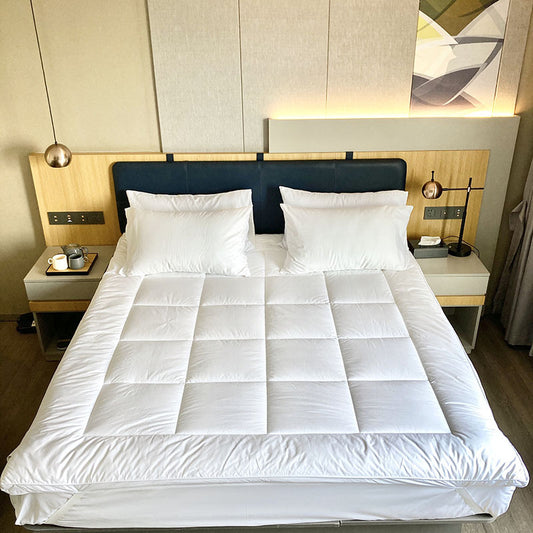 Quilted Cotton Mattress Protector, Hotel Weight — Vesper NH-1259