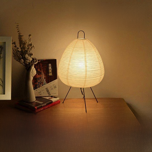Japanese Paper Lamp Iron Frame, 47cm Tall — Meridian NH-706