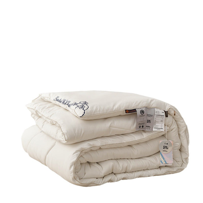Australian Wool Quilt, 51% Wool All-Season or Winter, 150x200 to 220x240cm — Solstice NH-031