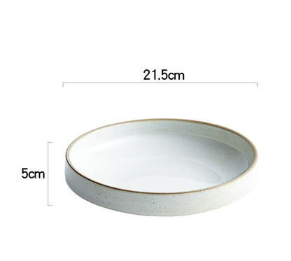 Stoneware Dinner Plate for Everyday Meals, Microwave Safe — Marmo NH-610