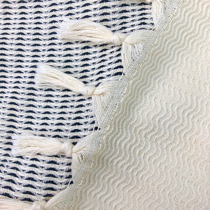 Turkish Cotton Wave Throw, Plush — Fell NH-1524