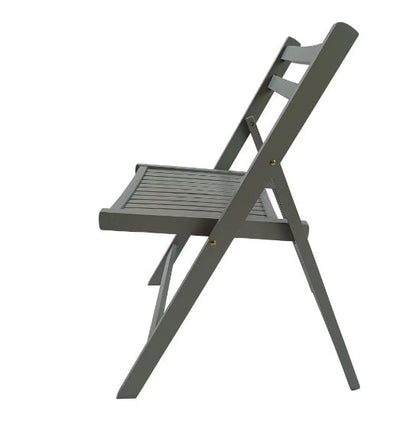 Solid Wood Folding Chairs, Set of Four — Loggia NH-1627