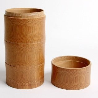 Bamboo Storage Canister, Three Sizes — Vessel NH-497