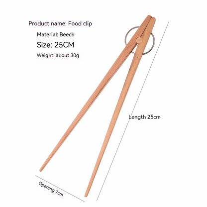 Beech Wood Bread Tongs — Grove NH-1563