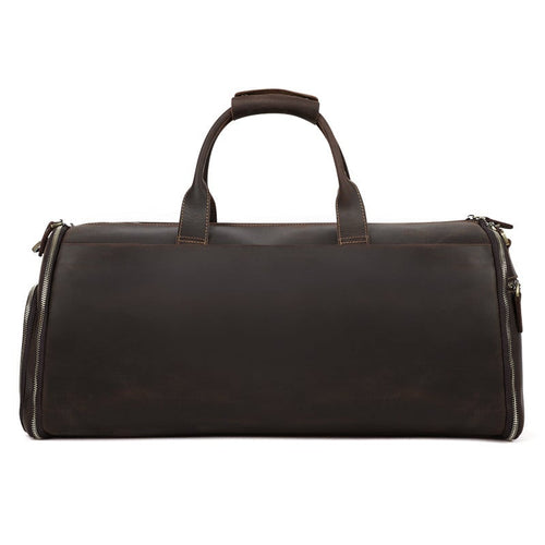 Crazy Horse Leather Weekender Duffel, 55 x 25 x 30cm — Transit NH-1639