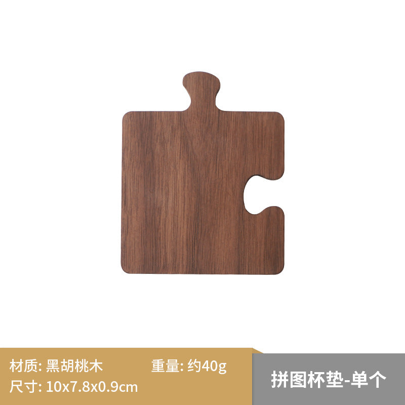 Walnut Wood Coasters, Set — Grove NH-1547