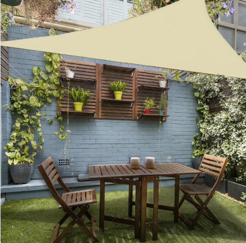 Triangle Sun Shade Sail, Waterproof — Terrace NH-751
