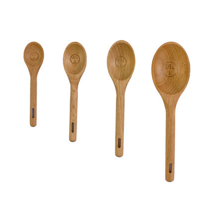 Wooden Spoon Set, Four-Piece Beech — Grove NH-460