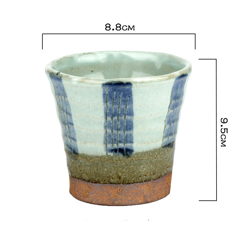 Handmade Stoneware Mug, Underglaze Finish — Marmo NH-602