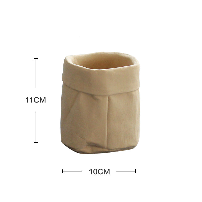 Cement Planter Fabric Bag Form, Khaki, Three Sizes — Atrium NH-379