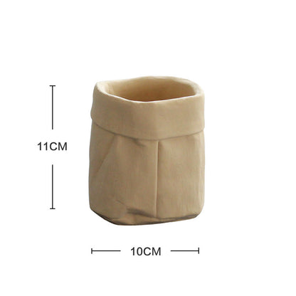 Cement Planter Fabric Bag Form, Khaki, Three Sizes — Atrium NH-379
