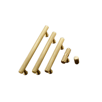 Pure Copper Drawer Pull Handles, Cabinet and Wardrobe Hardware — Meridian NH-951