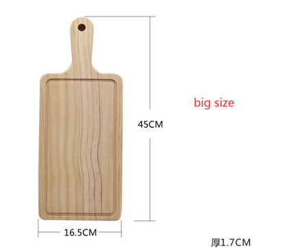 Wooden Serving Board with Handle, Solid Wood — Grove NH-972